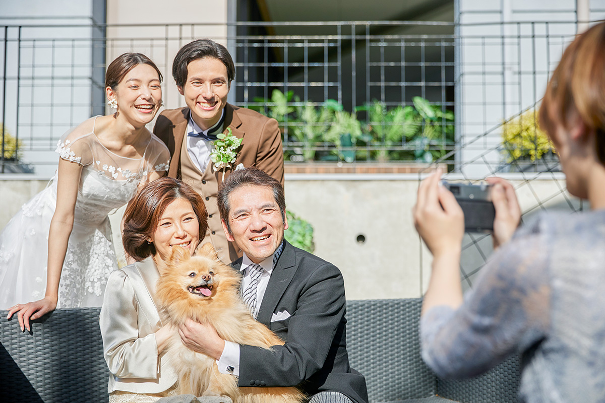 大切なペットも一緒に